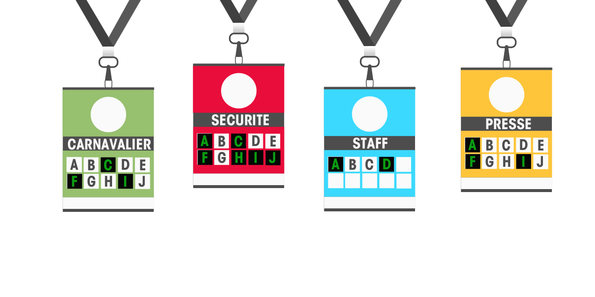 Accreditations badges